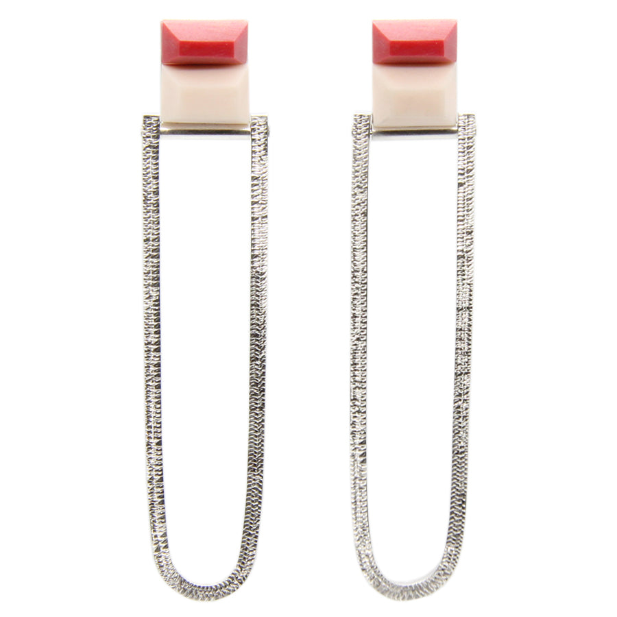 OVAL SPLICE EARRINGS