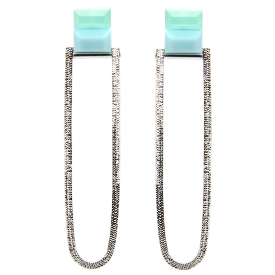 OVAL SPLICE EARRINGS