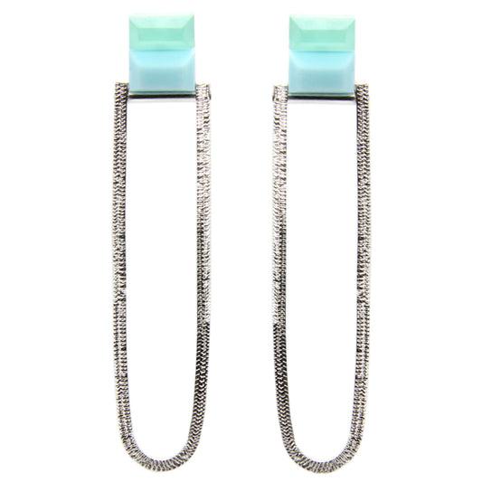 OVAL SPLICE EARRINGS