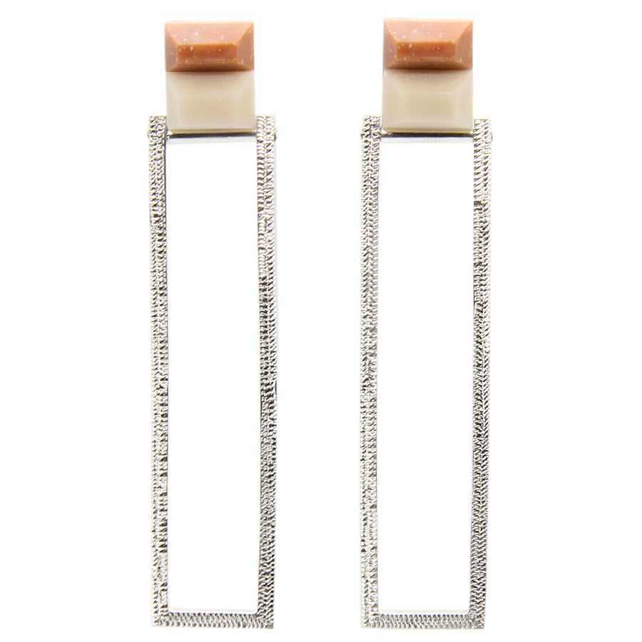 SQUARE SPLICE EARRINGS