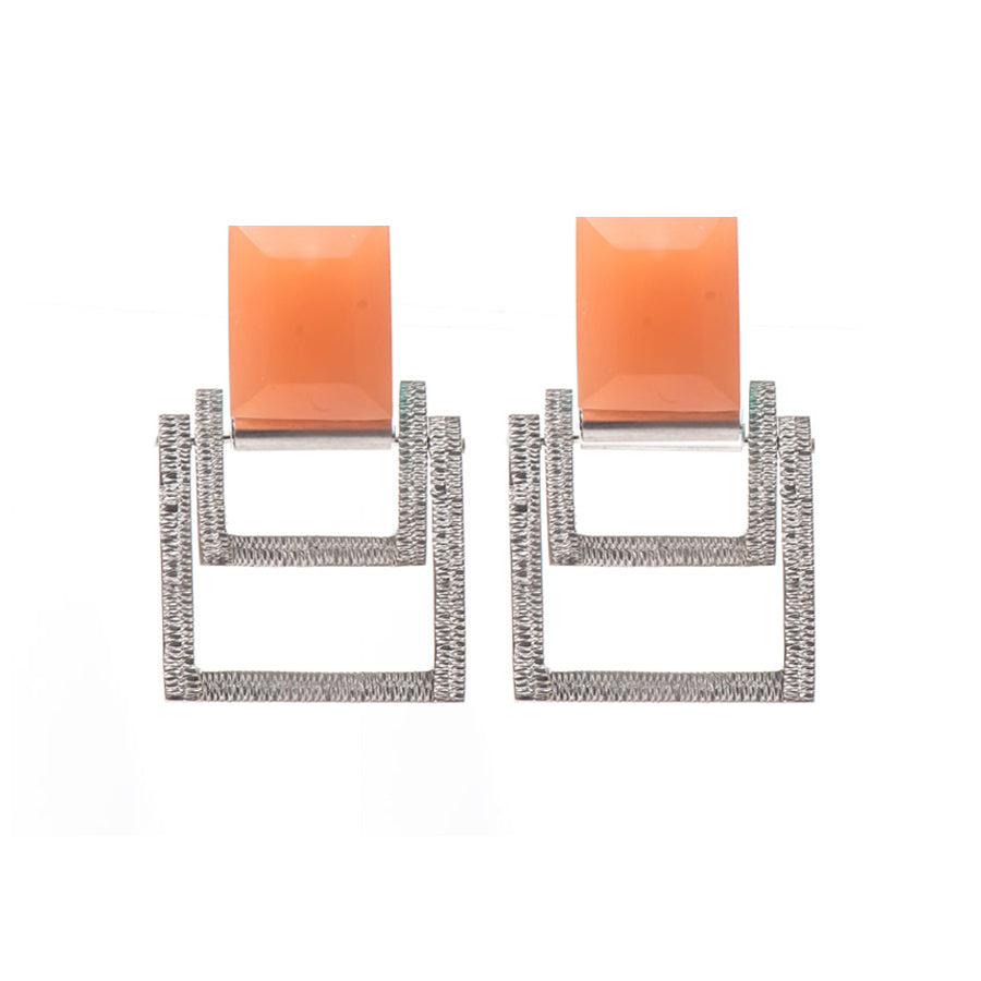 SQUARE DROP EARRINGS