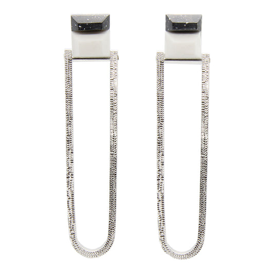 OVAL SPLICE EARRINGS