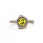YELLOW SAPPHIRE SCATTERED LIGHT RING